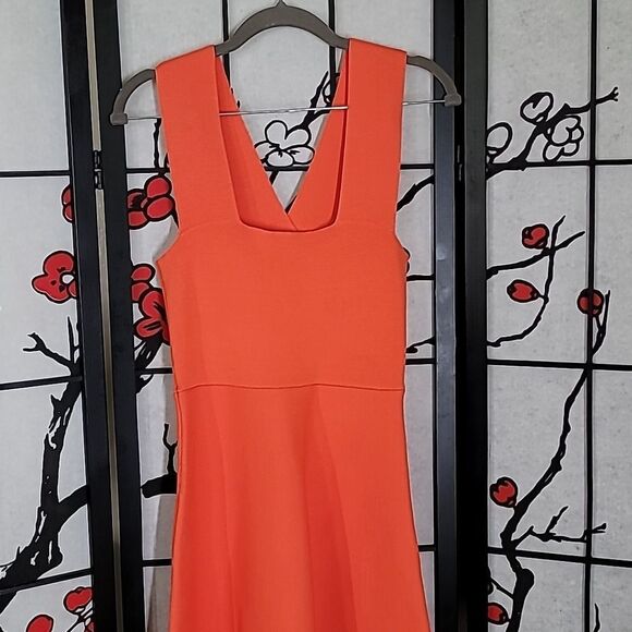 A.L.C Nwt Ali Orange Bandage Dressl - Picture 4 of 14